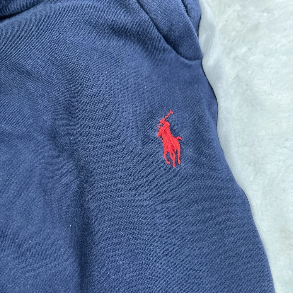 Polo Ralph Lauren Sweatpants Mens 3XB Blue Drawstring‎ Casual 1/4 Zip Ankle